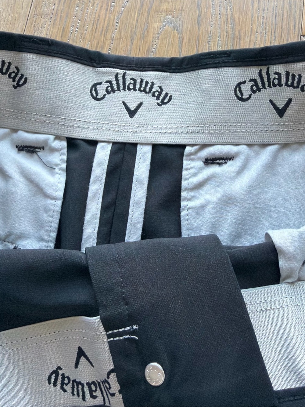 Callaway Black Golf Shorts — 32 waist - Picture 2 of 5